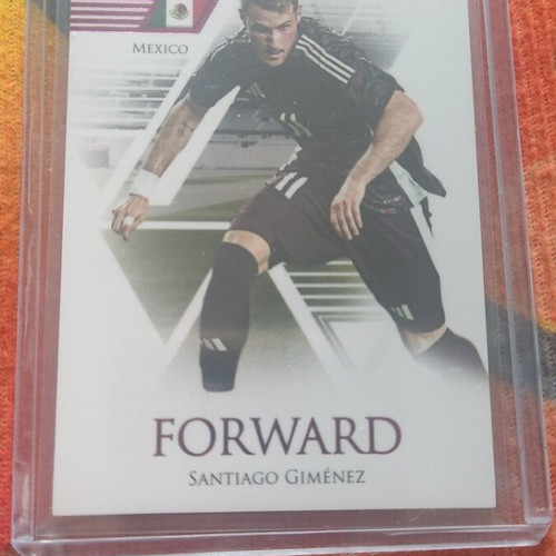 Futera Unique World 2024 Santiago Gimenez numbered card like new