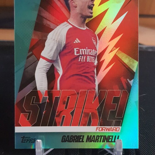 Topps Arsenal Team Set 2023-24 Gabriel Martinelli like new