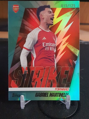 Topps Arsenal Team Set 2023-24 Gabriel Martinelli like new