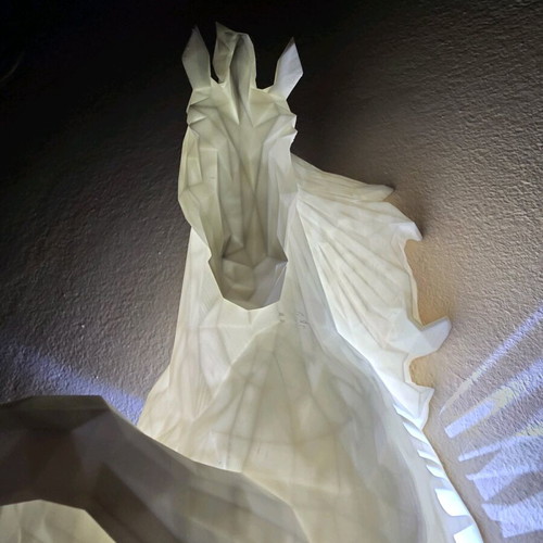 3d printed Pegasus Lamp