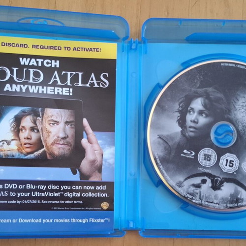 Cloud Atlas Blu-ray like new, science fiction, region free