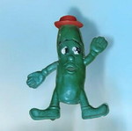 Vintage Munch Bunch Pencil Topper Μεταχειρισμένο, Cucumber με Καπέλο
