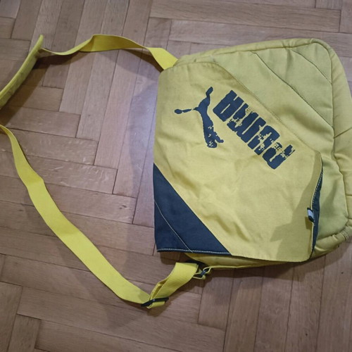 Puma messenger bag used, yellow