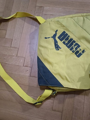 Σακίδιο τύπου ταχυδρόμου Puma μεταχειρισμένο, κίτρινο
