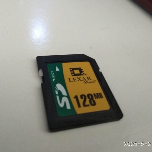 Lexar Media SC Card 128 Mb used