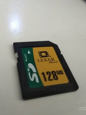 Lexar Media SC Card 128 Mb used