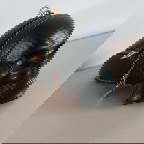 Τσαντάκι χειρός σε σχήμα νεκροκεφαλή σαν καινούργιο, μαύρο