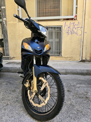 Yamaha Crypton X 135 μεταχειρισμένο, ειδική έκδοση, μπλε, 2013, 115.000 χλμ