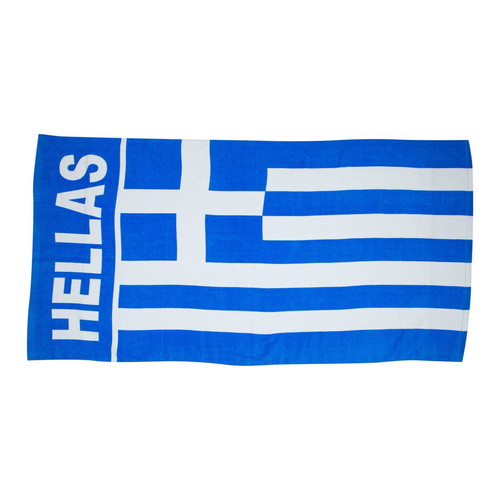 Hellas beach towel Greek flag new