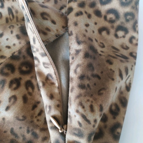 BSB Large pants used with animal print and side zipper