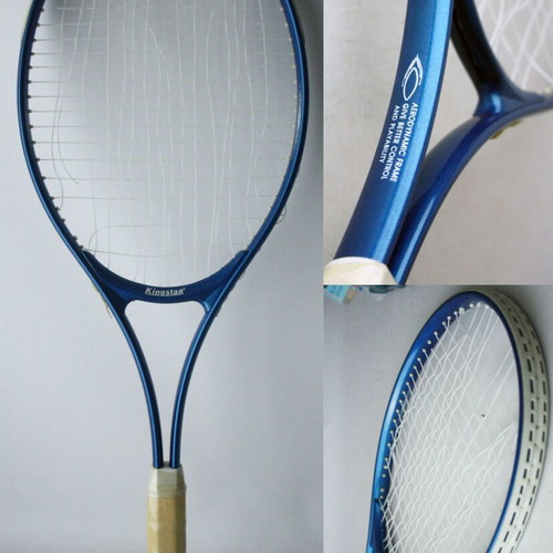 Kingstar L3 vintage tennis racket aerodynamic frame 1980s Taiwan new