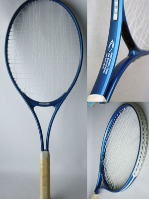 Kingstar L3 vintage tennis racket aerodynamic frame 1980s Taiwan new