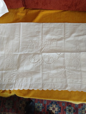 Μαξιλαροθήκες φιγούρας χειροποίητες καινούργιες 52x72 εκ.