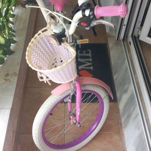Chipmunk Kids Bicycle like new with training wheels and basket