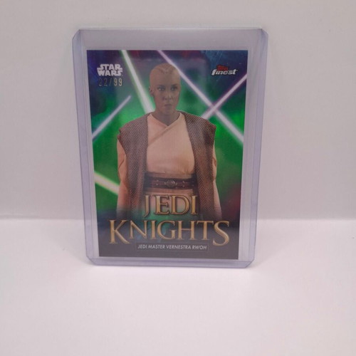 Master Vernestra Rwoh Star Wars Finest Jedi Knights green card like new