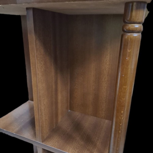 Wooden book furniture with wheels like new