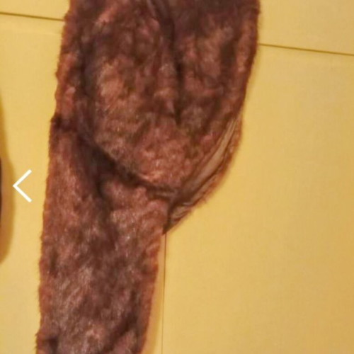 Mink fur coat like new with fabric case and fur stole