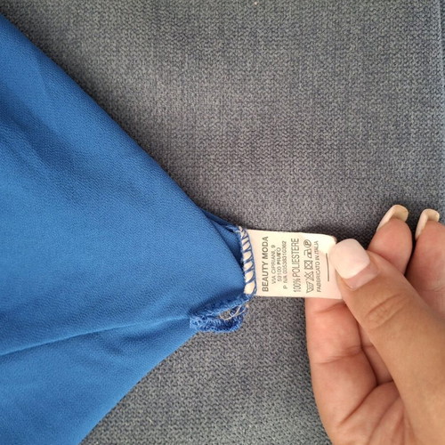 Women’s blue blouse medium used with adjustable straps