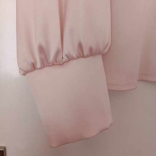 Satin blouse beige size XL like new