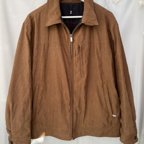 Zegna men's jacket, size L, brown