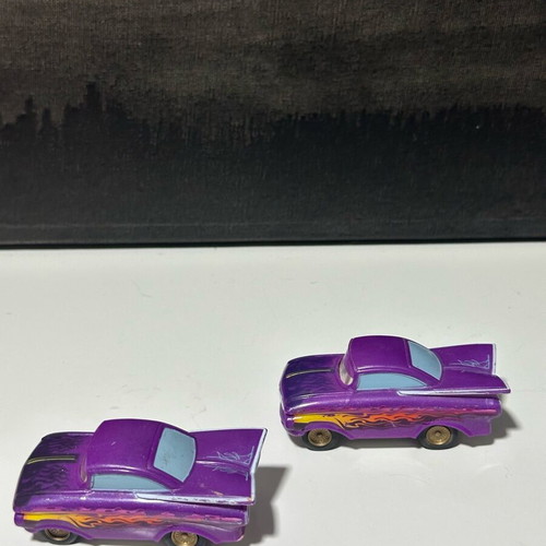 Disney Pixar Cars Ramone set of 2 purple pull back like new