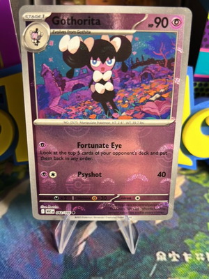 Gothorita Pokeball Reverse WHT Pokemon card mint condition