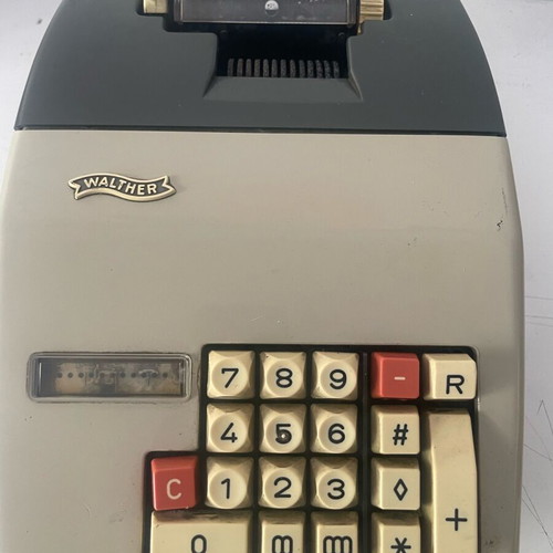 Walther calculator used, antique