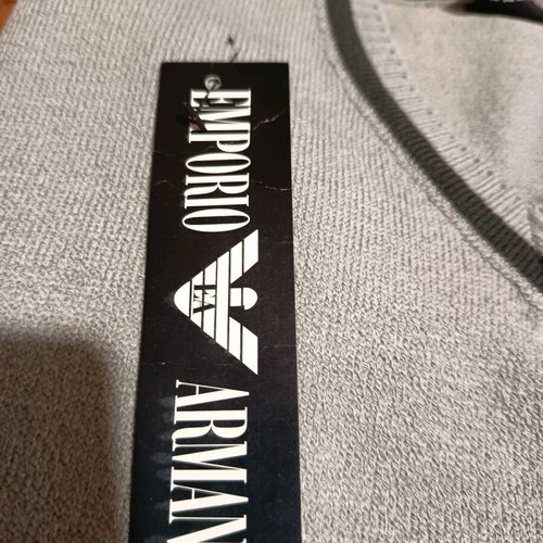 Emporio Armani sweater new, gray, size L/XL