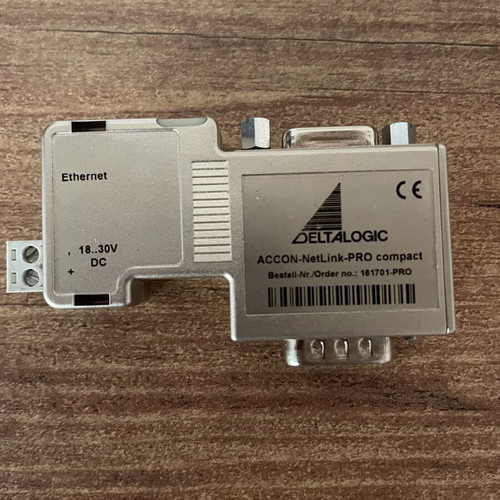 Deltalogic ACCON-NetLink-PRO Compact Siemens S7 PLC Ethernet Adapter used