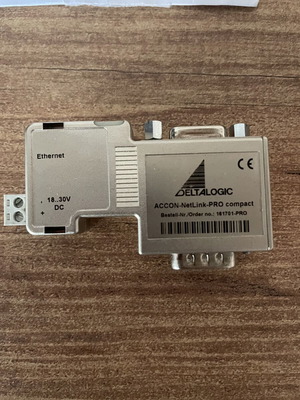 Deltalogic ACCON-NetLink-PRO Compact Siemens S7 PLC Ethernet Adapter used