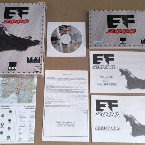 EF 2000 PC CD-ROM like new, Big Box