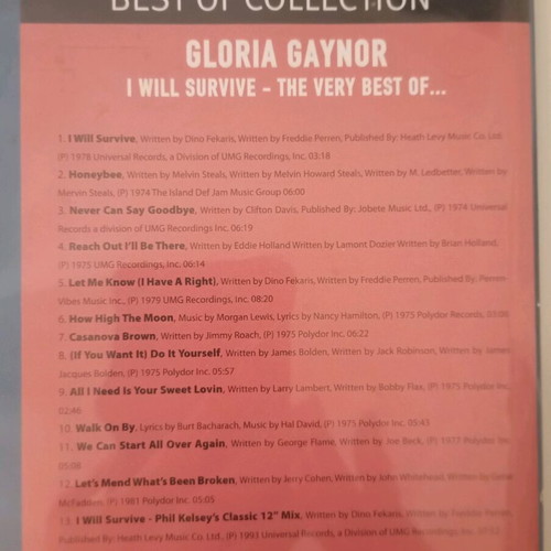 Gloria Gaynor CD used
