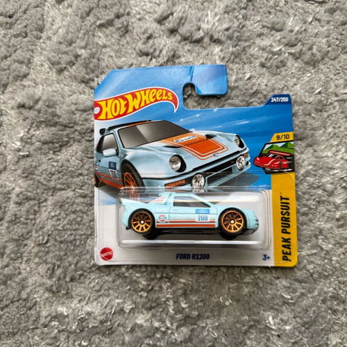 Hotwheels Ford Rs200 Gulf new sealed