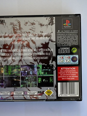 Metal Gear Solid PlayStation (PS1) German Edition like new, complete set
