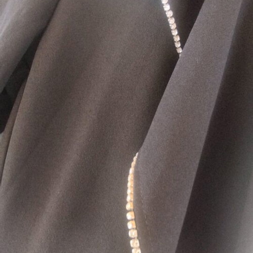 Black flare pants with strass Shein new, size L