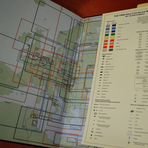 Atlas of the Second World War 1989, historical edition like new