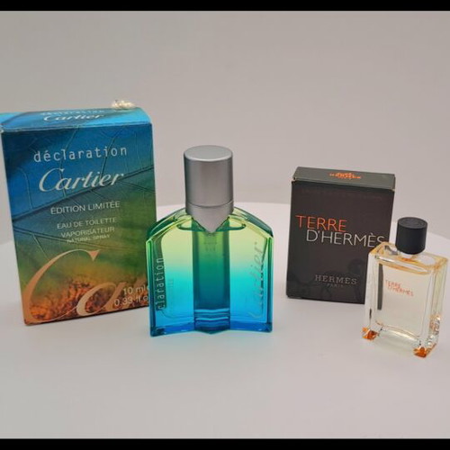 Cartier Declaration 10ml και Terre d'Hermès μινιατούρες καινούργιες, limited edition