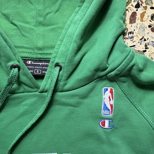 Champion Boston Celtics Hoodie men's small like new, green