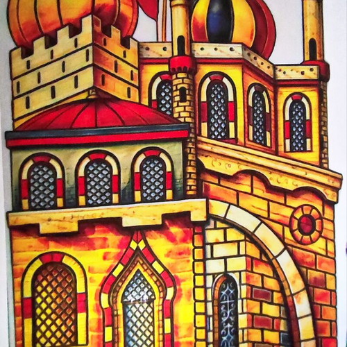 Serai Shadow Theatre Scenery silk screen print new