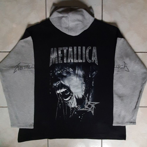 Metallica vintage XL φούτερ με κουκούλα από τα 1990ς εποχής Load-Reload-Garage Inc. LP μεταχειρισμένο