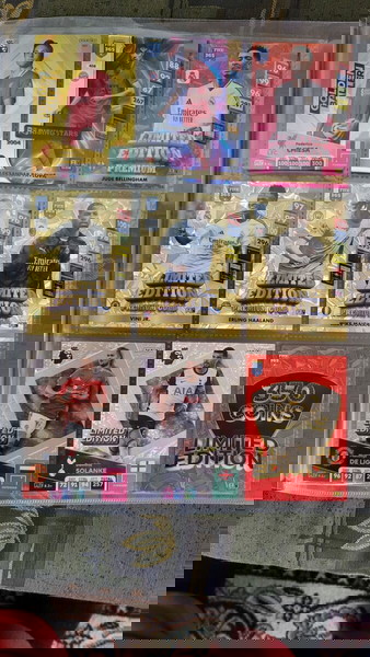 108 Football Topps and Panini Trading Cards + 20 Limited Edtition