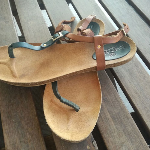 TakeMe leather anatomical sandals size 41 like new