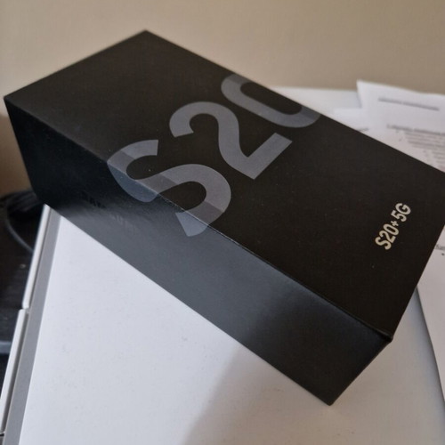 Samsung S20 box like new, collectible with accessories