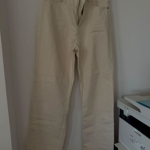 Weekday women's beige cotton jeans like new, size W28 L30