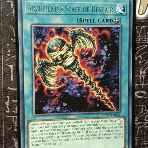 Archfiend's Staff of Despair Yu-Gi-Oh! card