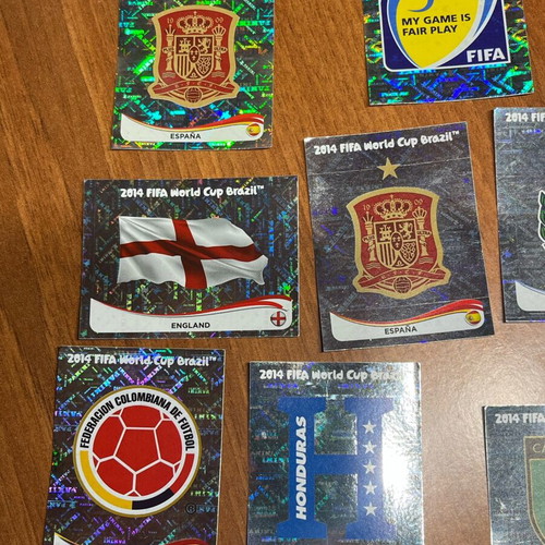 Shiny Panini Stickers FIFA World Cup 2014 like new