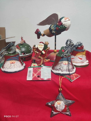 Christmas decorations like new, set of 8 pieces