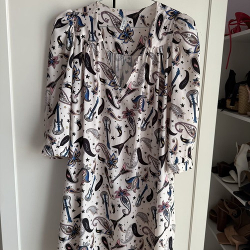 Lumina white dress with belt like new