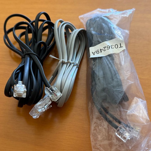 RJ11 telephone cables pack of 3 like new