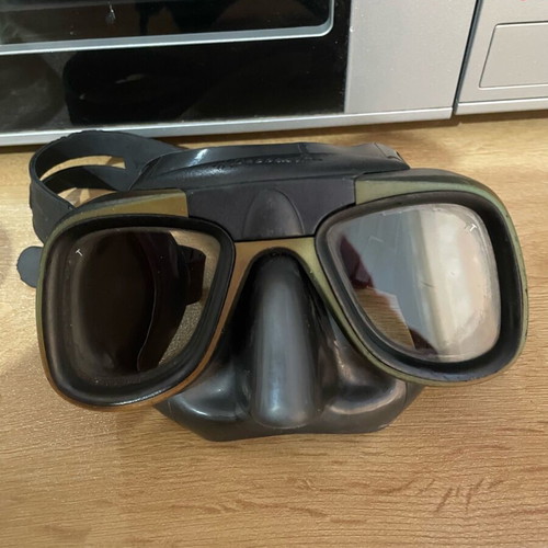 Super Occhio Camo Low Volume Diving Mask used for Spearfishing
